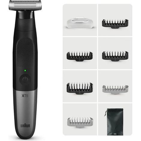 Braun Series XT 5200 Regolabarba Uomo FaceBodyTravel (1/2)