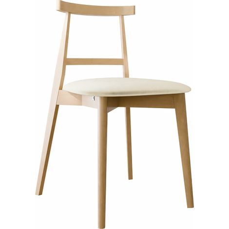 Silla Dearborn 104, Haya, 75x48x54cm, Tapiz, De madera, Madera