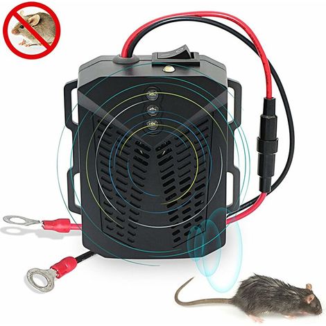 VURAHOME - Répulsif Ultrason Pour Voiture, Répulsif Antiparasitaire De Voiture De Conversion De Fréquence Ultrasonique Intelligente Avec Flash Led Pour Rat, Araignée, Moustique, Souris, Insecte, Ronge (1/5)