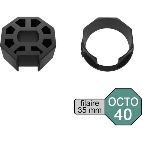 Kit adaptateur moteur volet roulant filaire Ø 35 mm – Pour tube octogonal Ø 40 mm – Installation rapide et précise – Garantie 2 ans – Hxadeco (1/3)