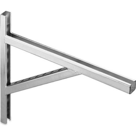 Mensola a squadro in acciaio zincata h= 380 mm l= 545 mm RACCORDERIE METALLICHE (1/2)