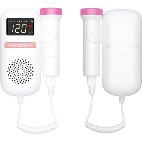 Moniteur de fréquence cardiaque fœtale avec sonde haute sensibilité, étanche et à détection rapide, pour femmes enceintes. (1/5)