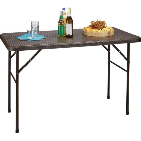Mesa de jardin plegable bastian