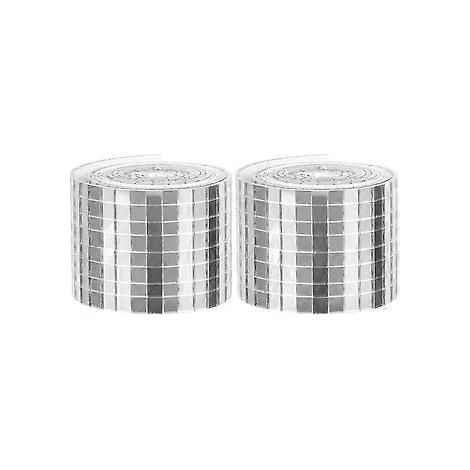 Rollen selbstklebende Mosaikfliesen, Glas- und Spiegelmosaik-Aufkleber, DIY-Wandaufkleber