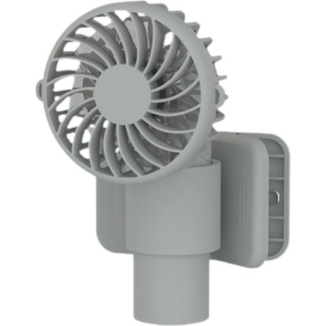 1000mAh Portable Clip-On Fan, Rechargeable Personal Desk Fan, 3 Speeds Adjustable for Office, Sleep, Travel, Dorm & Camping Use,Green (1/5)