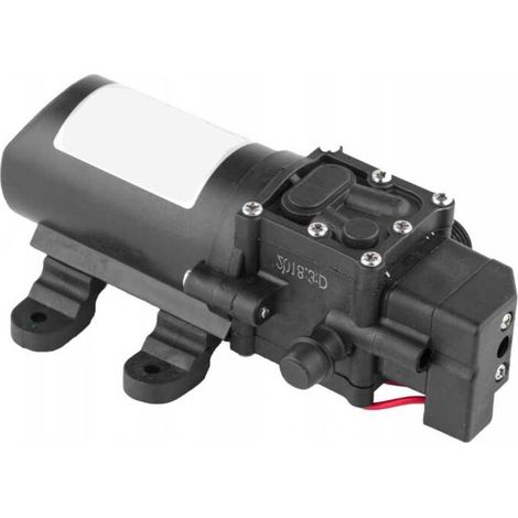 Pompe à batterie 12V – Débit 3,6 l/min – Pression 5,5 bars – Étanchéité pour installations d'eau – Compacte et efficace