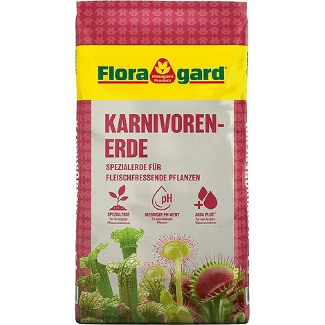 Floragard® Karnivorenerde Spezialerde für fleischfressende Pflanzen - 5 Liter
