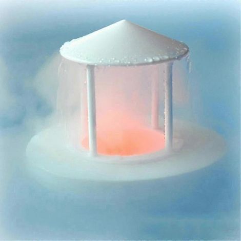 Atomiseur ultrasonique pour bassin avec pulvérisateur flottant