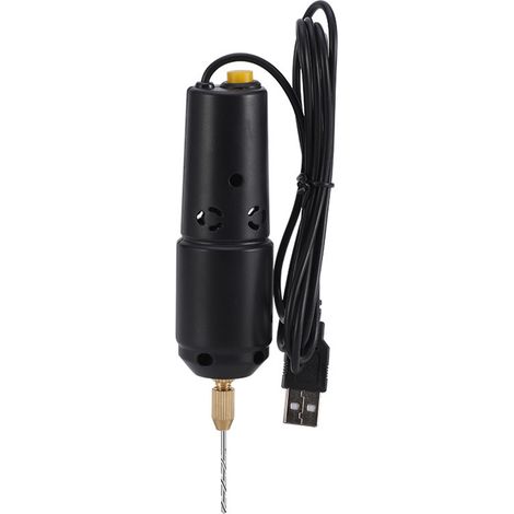 Perceuse à bijoux USB rechargeable avec 10 forets pour modélisme et artisanat (1/5)