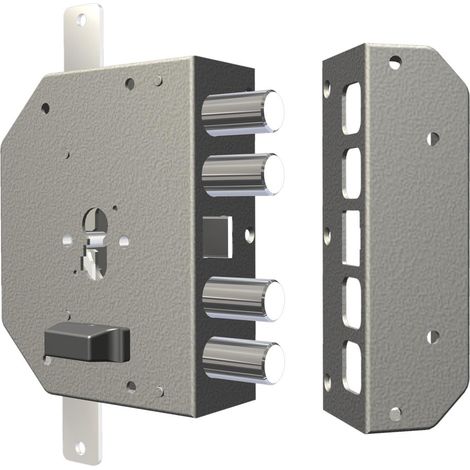 SERRATURA LEGNO APPLICARE 2250 PE CR - F.SAGOM M2 TRIPL+SCR E.MM 60 SX - 1 pezzo