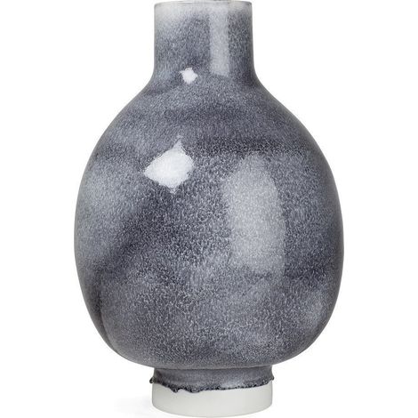 Vase design en porcelaine Gris foncé 50 cm (1/4)