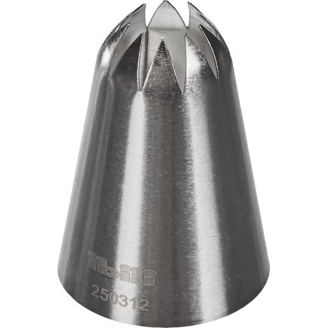 IBILI BOQUILLA Estrella CERRADA, Stainless Steel, 12 MM H 50 MM (1/4)