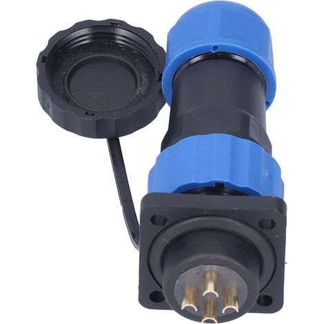 Wasserdichter Stecker, quadratischer Luftfahrt-Stromanschluss, Stoßklemmenadapter, AC 380V SP204-Pin (1/5)