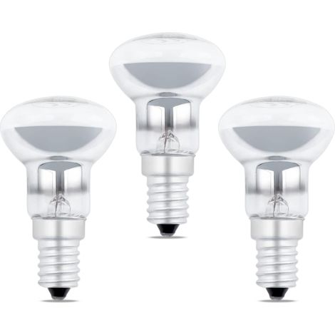 Ampoules à Réflecteur R39 E14 30W Dimmable, Ampoule de Lampe à Lave, 2700K Blanc Chaud, 300LM, AC 230V, SES Petite Vis, Ampoule Chauffante pour Lampe Pailletée, Lampes Fusée, 3 Pack (1/5)