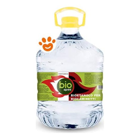 BioSprint Bioetanolo per Caminetti e Stufe - Tanica 20 Lt - Combustibili per Stufe