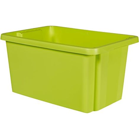 Curver 225410 Contenitore a impilaggio alternato ESSENTIALS Drehstapelbox 45L, grün impilabile Verde 1 pz. (1/4)