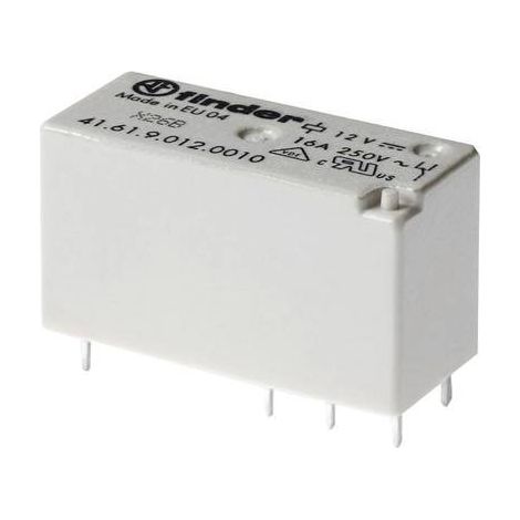 Finder 41.61.9.024.0010 Relè per PCB 24 V/DC 16 A 1 scambio 1 pz.