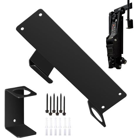 Support Mural pour cric hydraulique de Voiture, Support Mural, Multi usages, Application Rapide, 25,4 x 6 x 4,5 cm, pour Outils, mécanicien, abri de Jardin, Garage (1/5)
