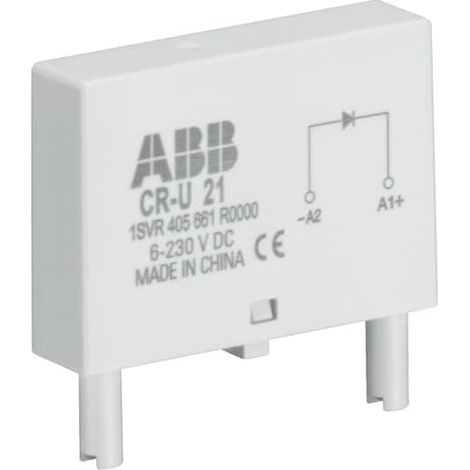 Module débrochable CR-U LED Rouge 110-230VAC/DC 1SVR405664R0100 ABB 240566401