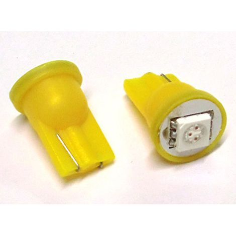 Lampada Led T10 W5W 1 Smd Arancione Frecce Laterale 12V (1/2)