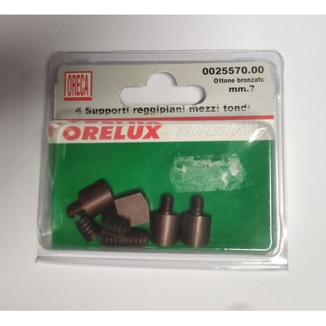 ORECA - SUPPORTI REGGIPIANO MEZZI TONDIPERNO FILETTATO 5MM