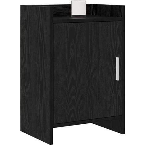 Maison Exclusive - Comodini Rovere Nero 40 x 30 x 60 cm Legno ingegnerizzato (1/5)