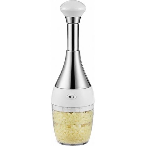 Mini hachoir à légumes en acier inoxydable, hachoir à oignons et à ail, multifonctionnel (1/3)