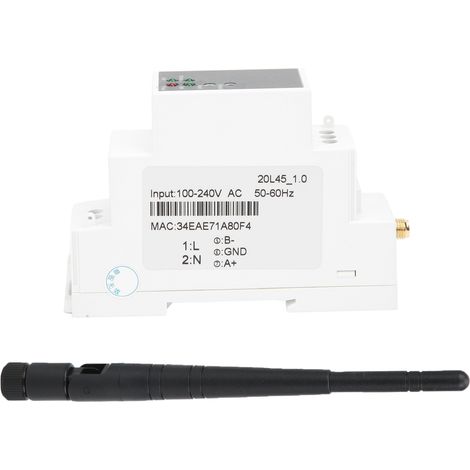RS485-zu-WLAN-Seriell-Server-Schienenmontage-Ethernet-Modul für Mbed 160 MHz 100–240 V AC (1/5)
