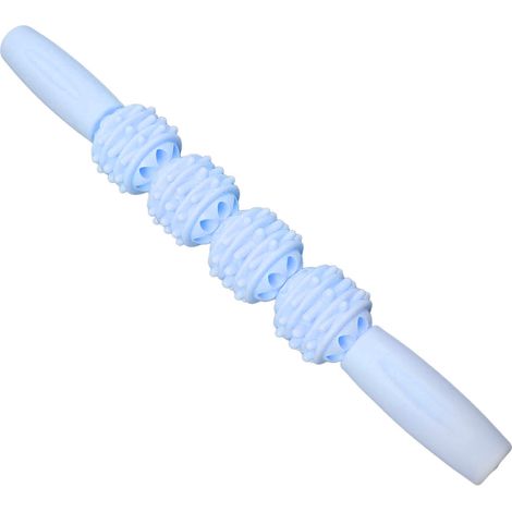 Bâton de massage musculaire portatif pour points de déclenchement, idéal pour soulager les douleurs (bleu) (1/5)