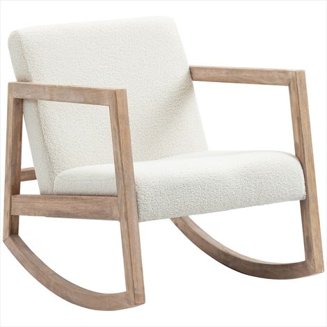Fauteuil crème en others 60 x 81 x 71 cm (1/5)
