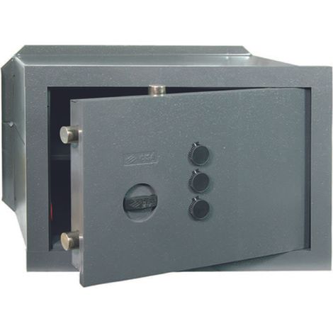 CASSAFORTE CON COMBINAZIONE A 3 POMOLI 82410  mm.490x250x360h. Kg.34,4 (8241051) 2+2 caten.    CISA