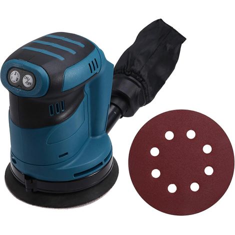 Pour polisseuse sans fil Makita 18Vmeuleuse à bois 125 mmmachine à polir le métal et la cire pour voituresmeuleuse à bois (1/5)