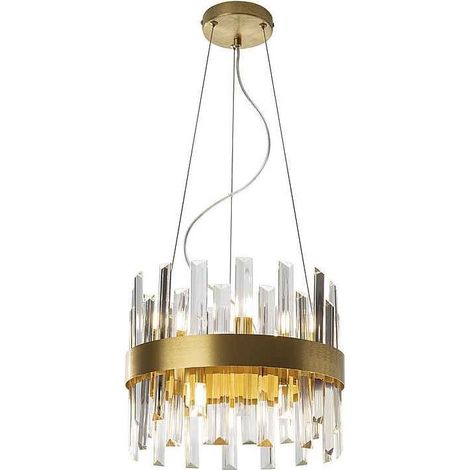 LAMPARA DE TECHO GRACE 10L ORO (1/4)