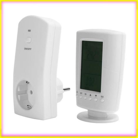 keenso Contrôleur de thermostat Contrôleur de Température LCD avec Rétroéclairage video piece Réglementation européenne 230V (MAX) (1/5)