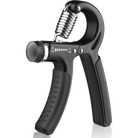 Hand Grip Strengthener, Grip Strengthening Device with Adjustable Resistance 5-60kg, Forearm, Hand and Wrist Muscle Training Grip for Rehabilitation and Strengthening