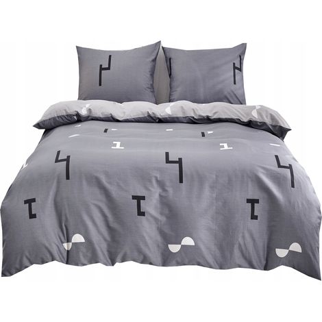 Juego de ropa de cama de 200x220 cm, 100% algodón, doble cara. (1/5)