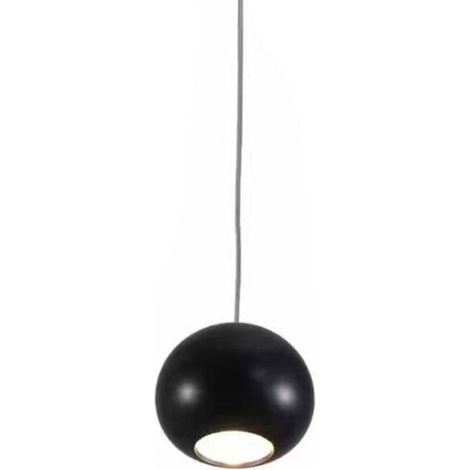Luminaire Suspendu Rond pour Rail Magnétique 48V 10W Noir - Blan