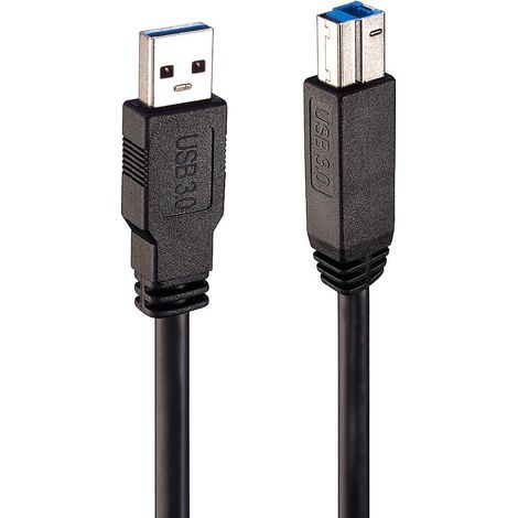 Lindy 43098 cavo USB USB 3.2 Gen 1 (3.1 Gen 1) 10 m USB A USB B Nero (1/3)