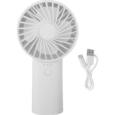 Ortviai Ventilateur Portable Rechargeable 6000 mAh, 3 Vitesses, Silencieux et Léger pour Maison, Extérieur et Camping (1/5)