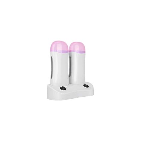 Appareil Cire epilation Roll on Chauffe-Cire, Chauffe-Cire électrique avec Base, Ensemble de Cire de Chauffe-Cire Professionnel Portable pour l'épilation des Jambes et du Corps