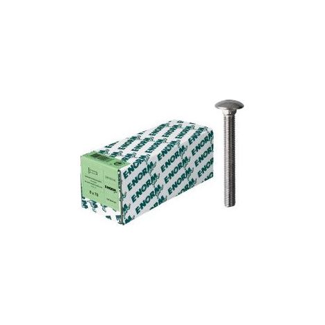 Acciaio Testa Bombata Bullone Din 603 A2 M6X50 O.Mu Hp E-Normpro (A 100)