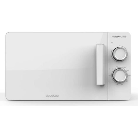 Cecotec – Micro-ondes 20L avec grill 800W – Puissance 700W – Technologie 3DWave – Décongélation rapide – Minuterie 30 min – Design céramique compact