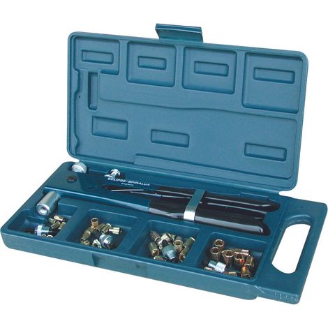 Set di pinze per dadi a crimpare + 40 inserti TECHMAN