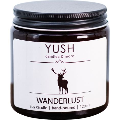 Wanderlust – Sojakerze Johannisbeere-Bergamotte-Apfel 100 % – Yush – 120 ml (1/5)