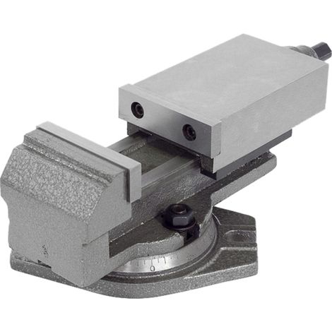 Morsa a macchina SOGI Y166/80 80x30 mm con tavola girevole per fresatrici - apertura 60 mm