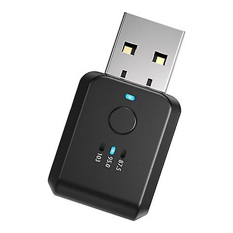 Kit mains libres Bluetooth 5.1 FM01 pour voiture, émetteur-récepteur, mini-USB, autoradio FM, audio stéréo sans fil. (1/5)