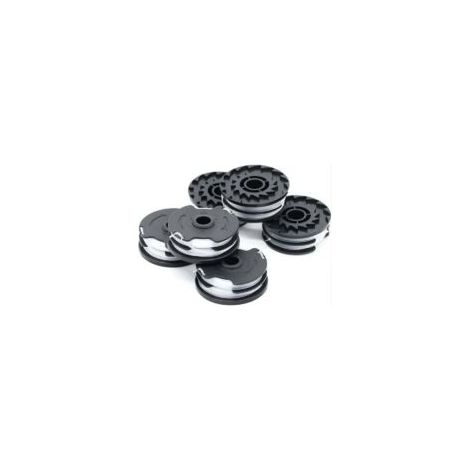 Confezione da 6 bobine di filo di ricambio per decespugliatori a batteria LIDL Parkside PRTA 20-Li A1, B2, C3, PRT 550 A1, A3, PRT 300 A1 - 2 x 4 m 1,6 mm --- Crezuo (1/3)