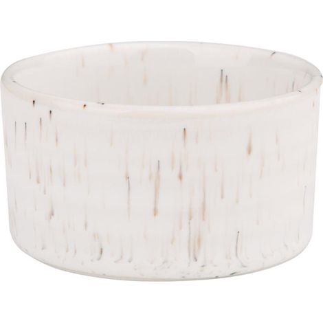 Pots À Sauce Blanc Moucheté Cavolo 67mm (Lot de 12) - Ref FD905 - Olympia (1/5)