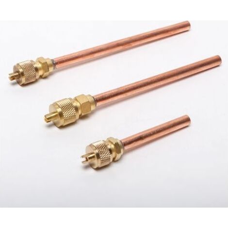 Tuyau de charge 6mm - Carteo - Lot de 3 - Vanne intégrée - Compatible Whirlpool Hotpoint Siemens Samsung - Résistant -30°C à 150°C (1/3)