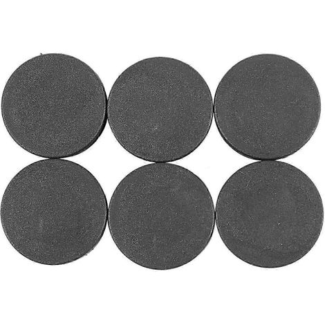 Lot de 6 bouchons d'extrémité en plastique pour tuyaux et tubes, 40 mm (1/5)